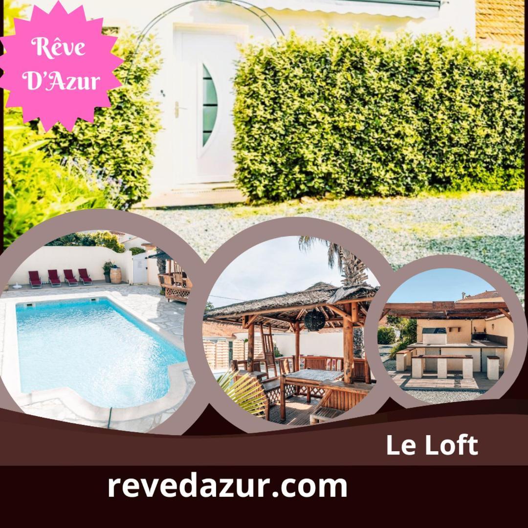 Reve D'Azur En Bord De Mer A La Nartelle Avec Piscine Dans La Residence, Terrasse, Bbq, 2 Chambres 2 Sdb Logement De 35M2 Draps Inclus Sainte-Maxime Exterior photo